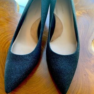 Black Glittered pumps Banana Republic 8.5